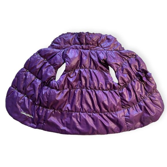 Calvin Klein youth Girls Puffer Jacket Coat Vest size 6 Quilted button snaps - Picture 8 of 8